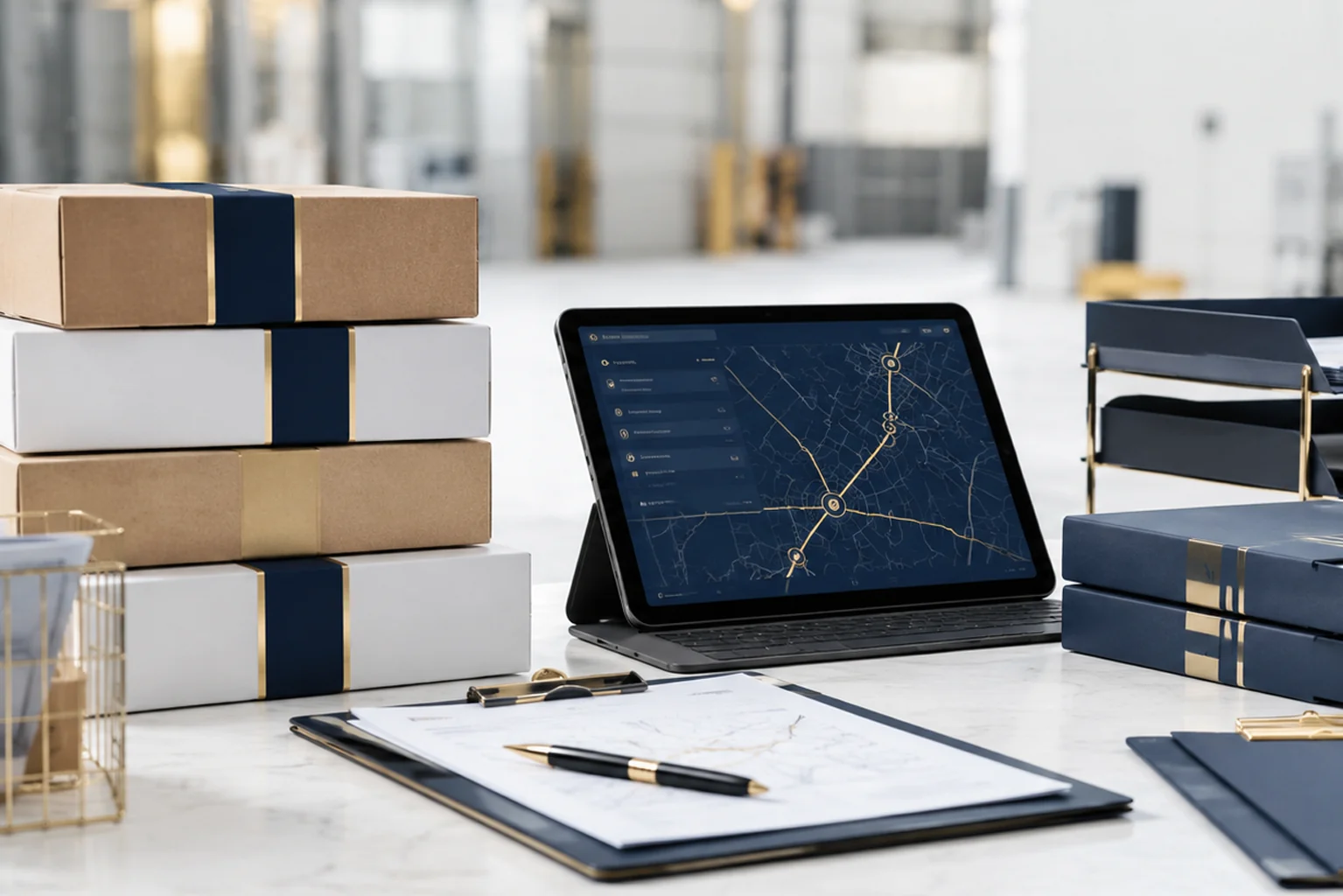 Planificare rute pentru autoutilitare Topio Logistics